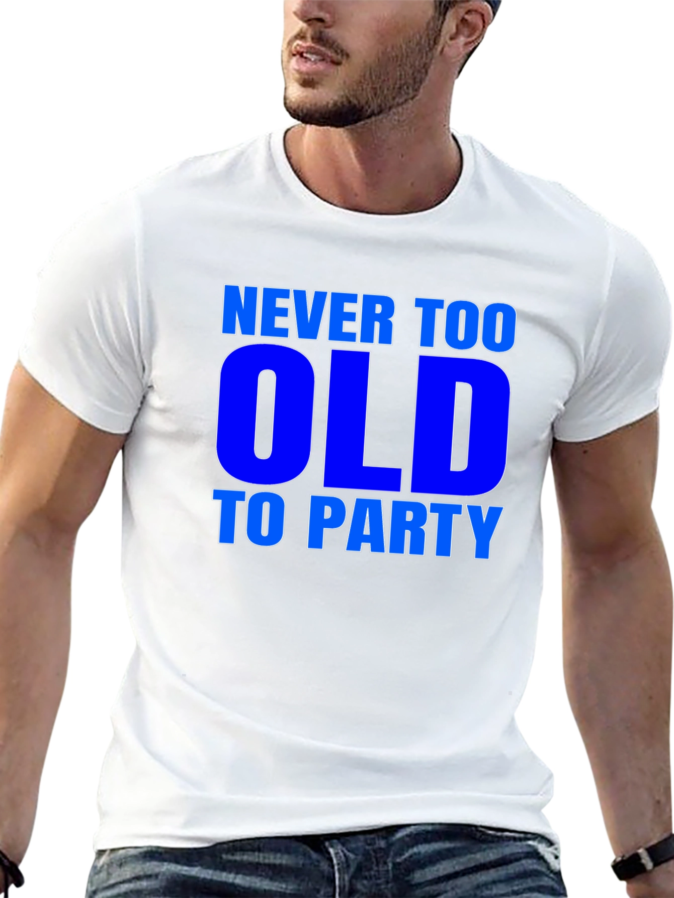 Never Too Old to Party Graphic Tee