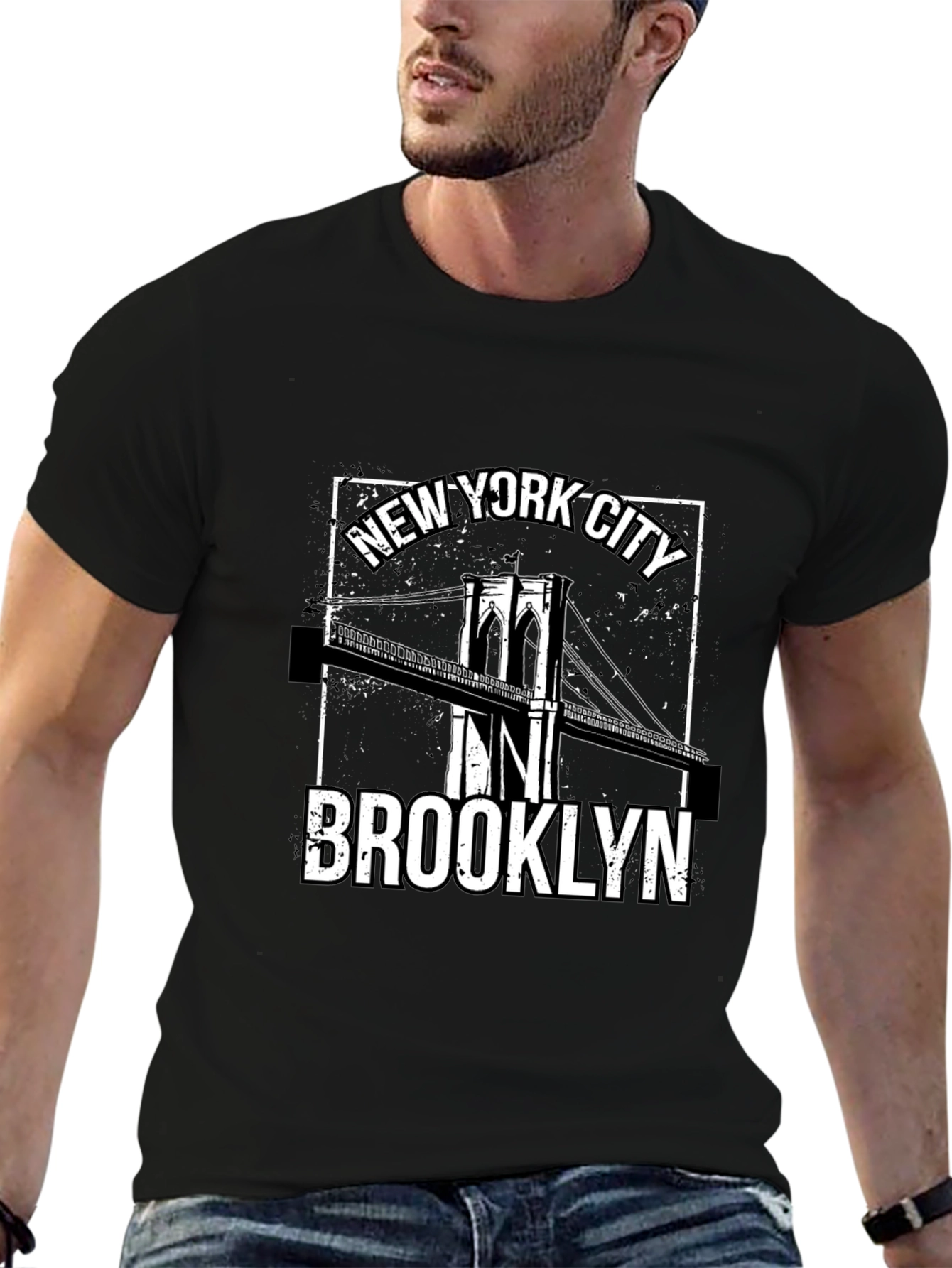New York City Brooklyn Bridge Graphic Tee
