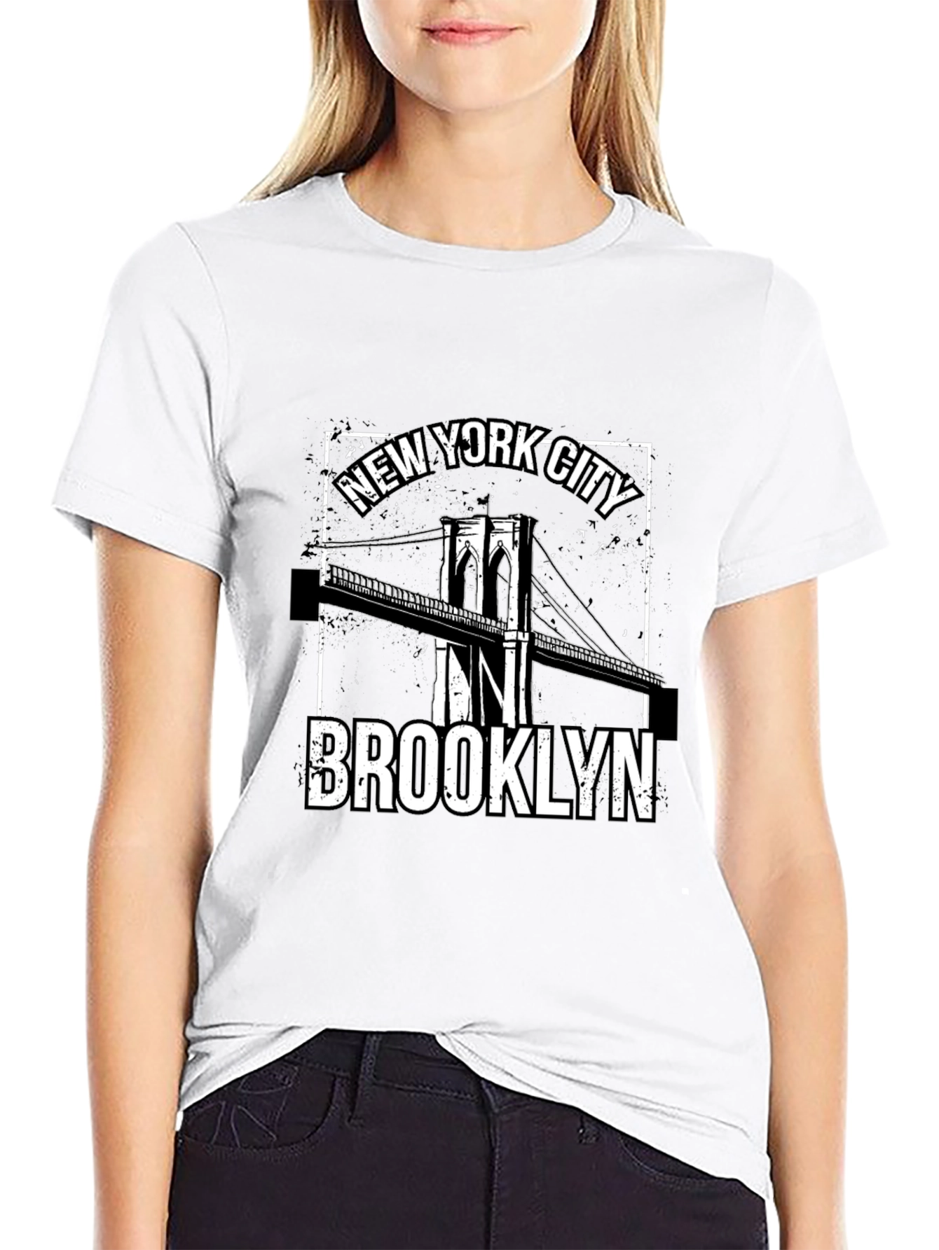New York City Brooklyn Bridge Graphic Tee