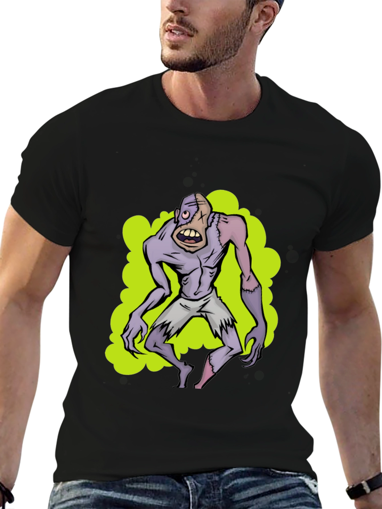 Zombie Graphic T-Shirt - Unique Halloween Apparel