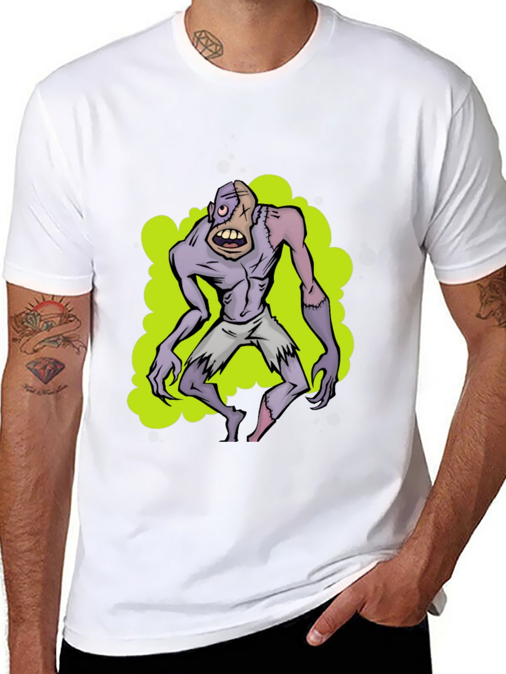 Zombie Graphic T-Shirt - Unique Halloween Apparel