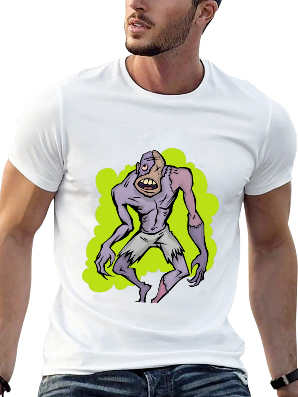 Zombie Graphic T-Shirt - Unique Halloween Apparel