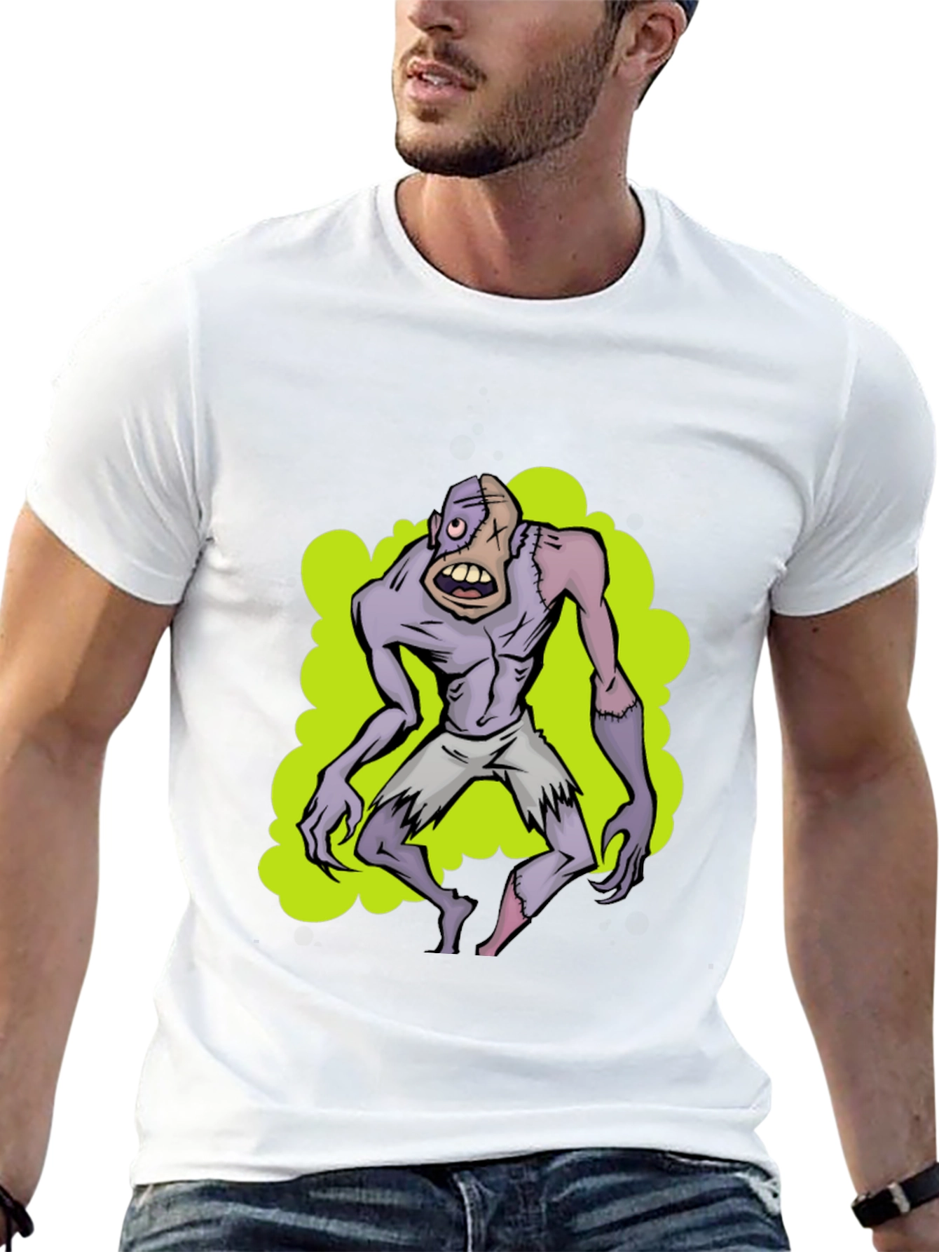 Zombie Graphic T-Shirt - Unique Halloween Apparel