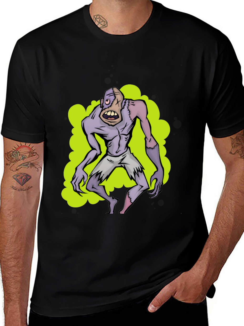 Zombie Graphic T-Shirt - Unique Halloween Apparel