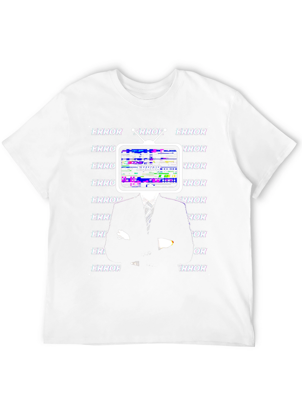 Error TV Head Graphic Tee - Black