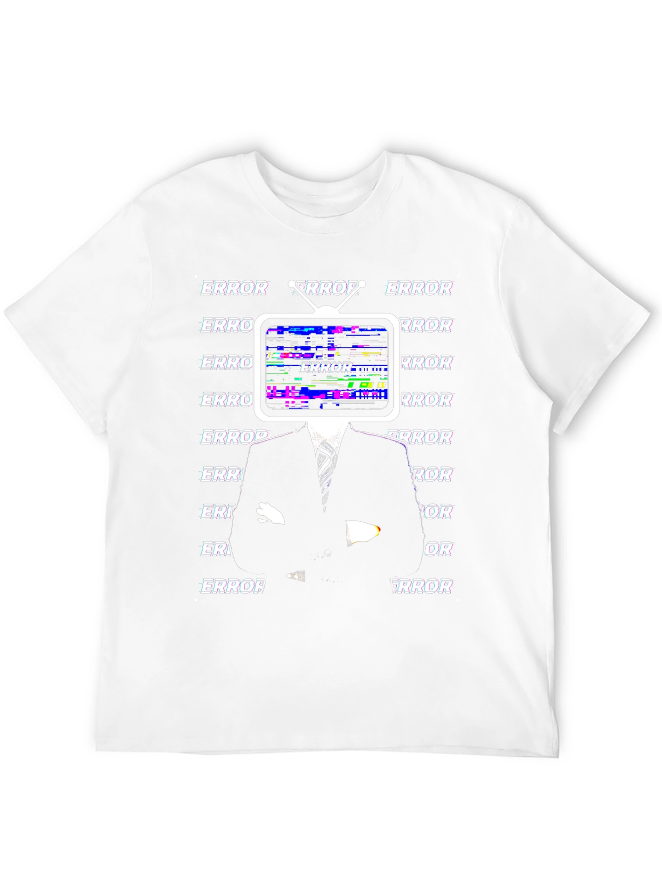 Error TV Head Graphic Tee - Black