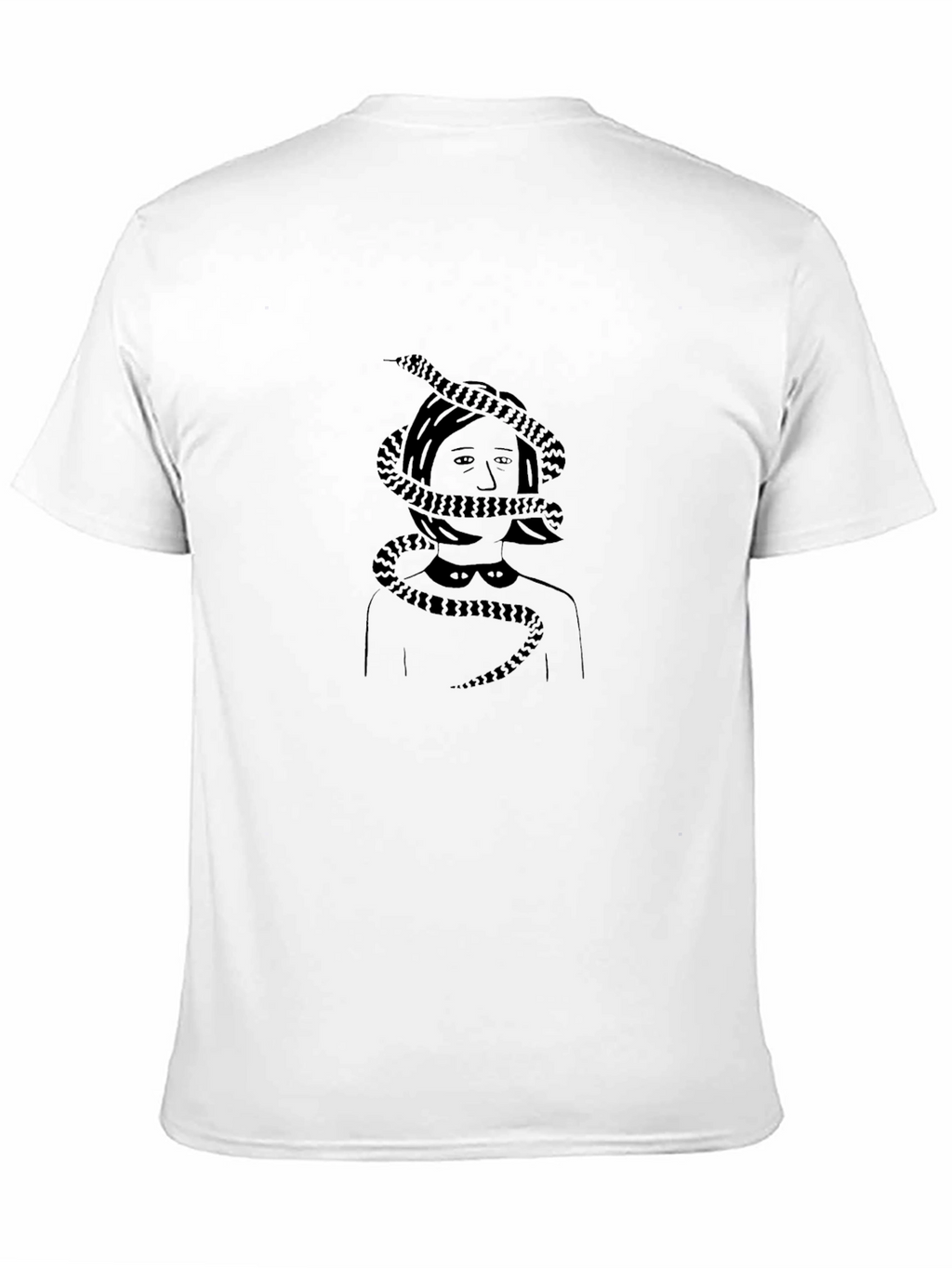 Snake Woman Graphic Tee - Dark Humor T-Shirt