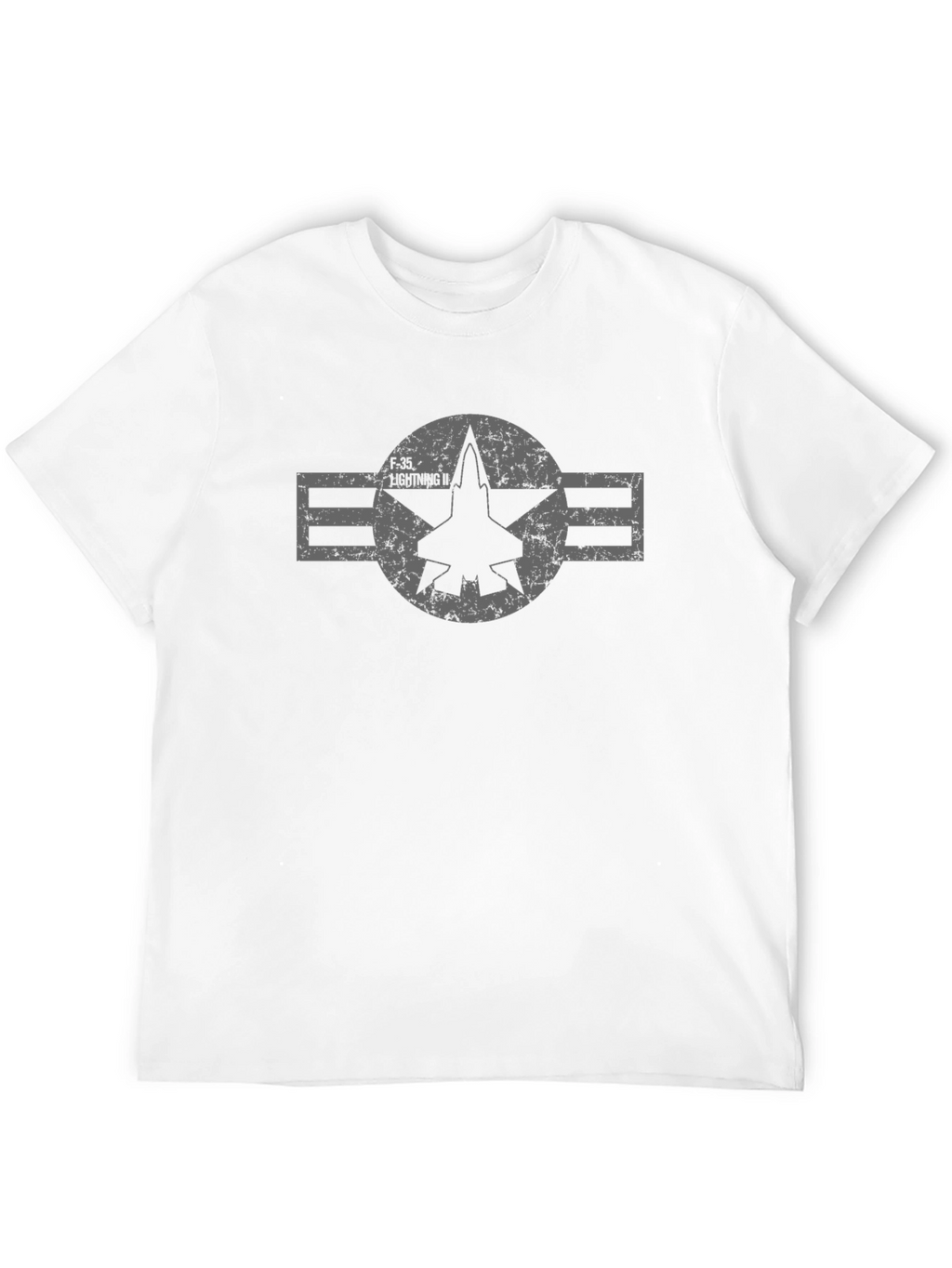 F-35 Lightning II Star Logo Black T-Shirt