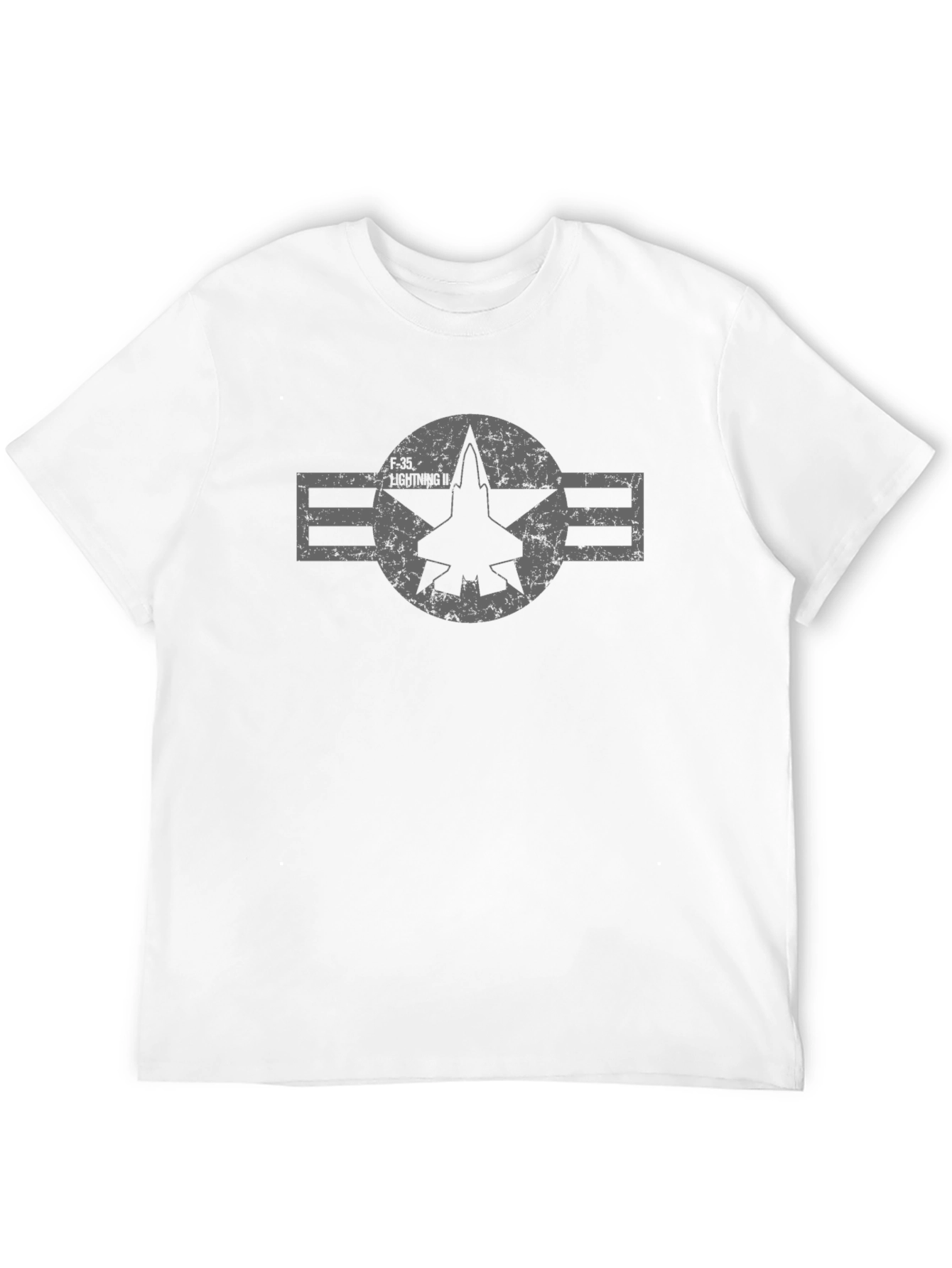 F-35 Lightning II Star Logo Black T-Shirt