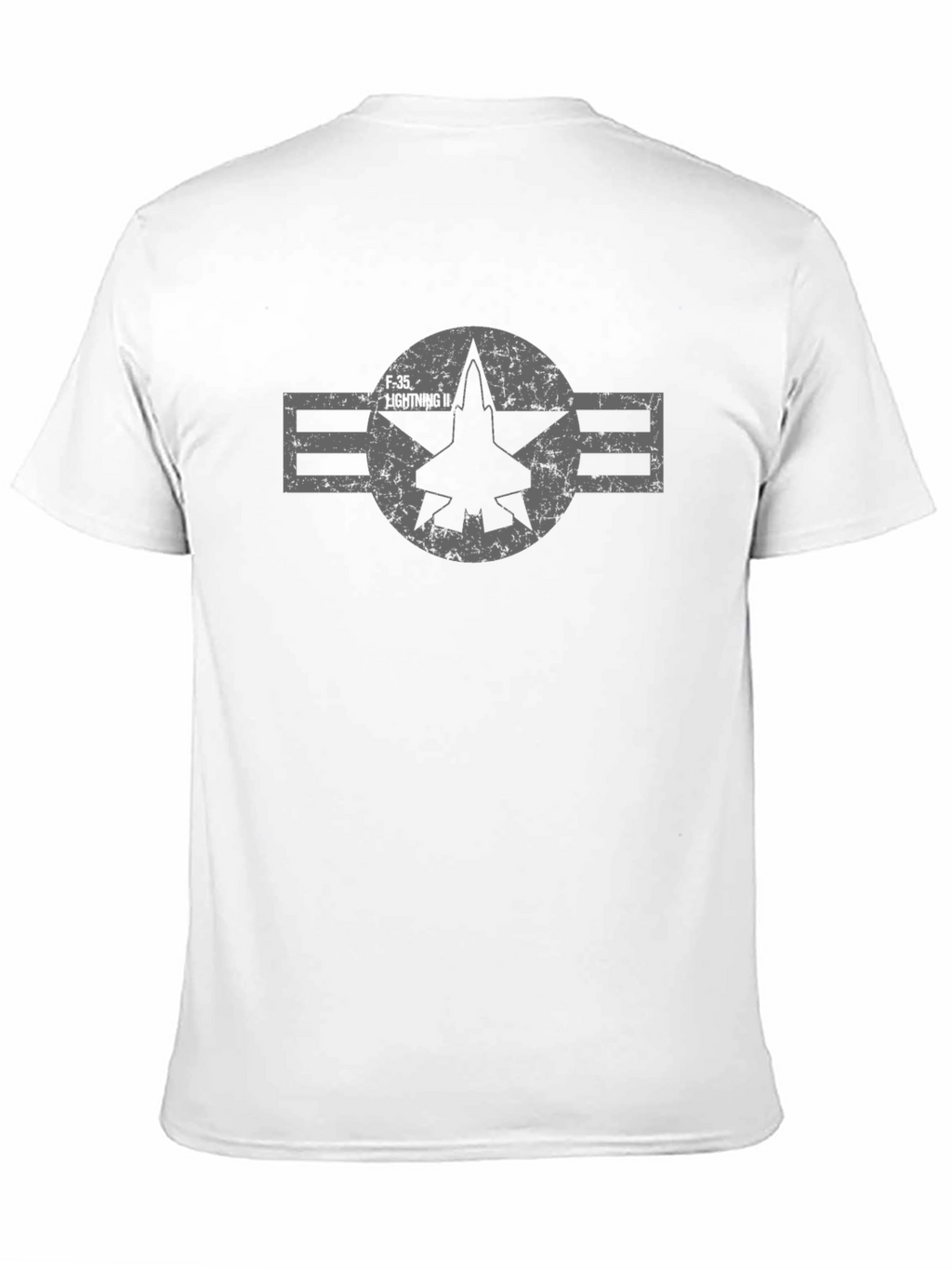 F-35 Lightning II Star Logo Black T-Shirt