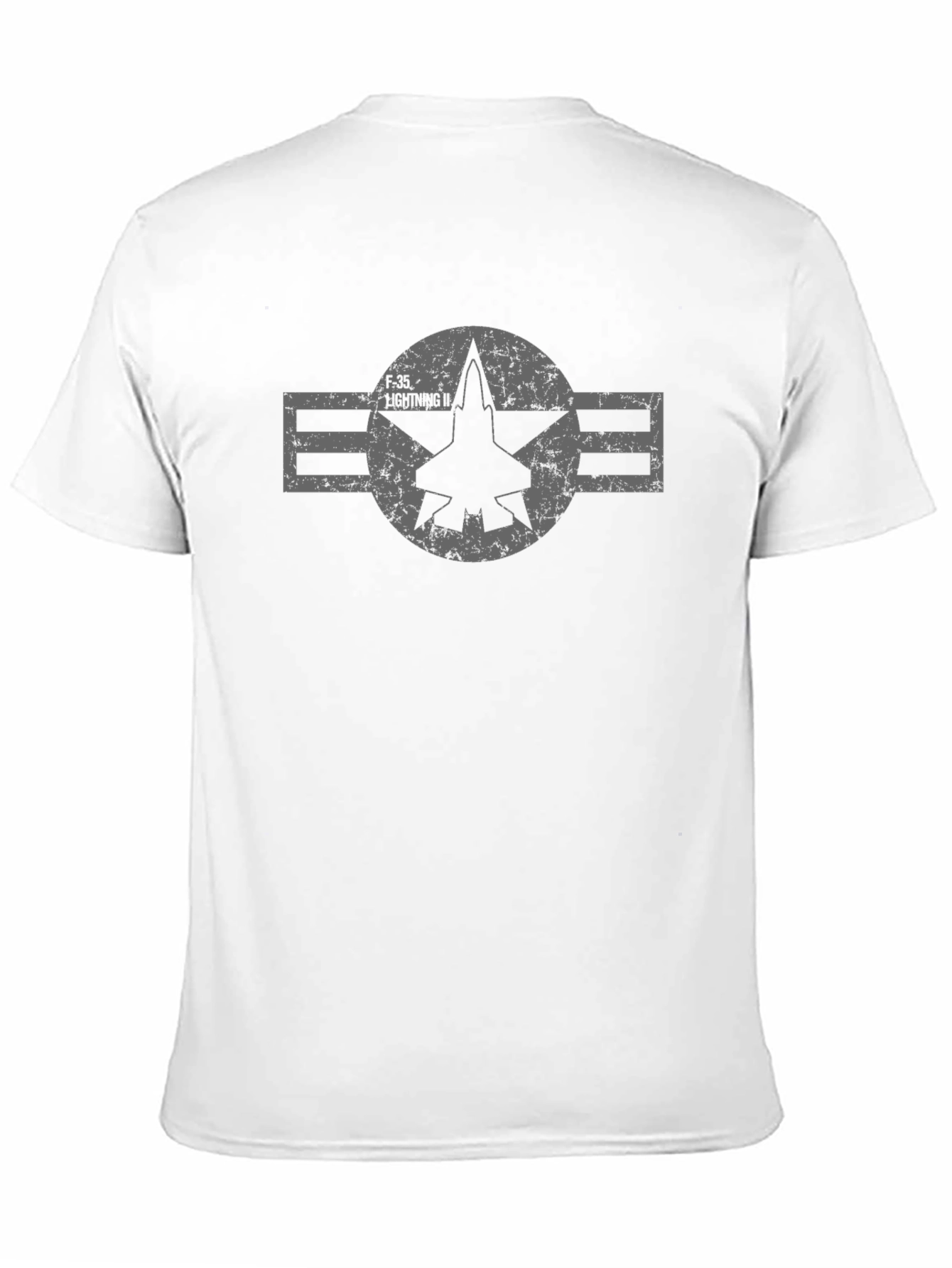 F-35 Lightning II Star Logo Black T-Shirt