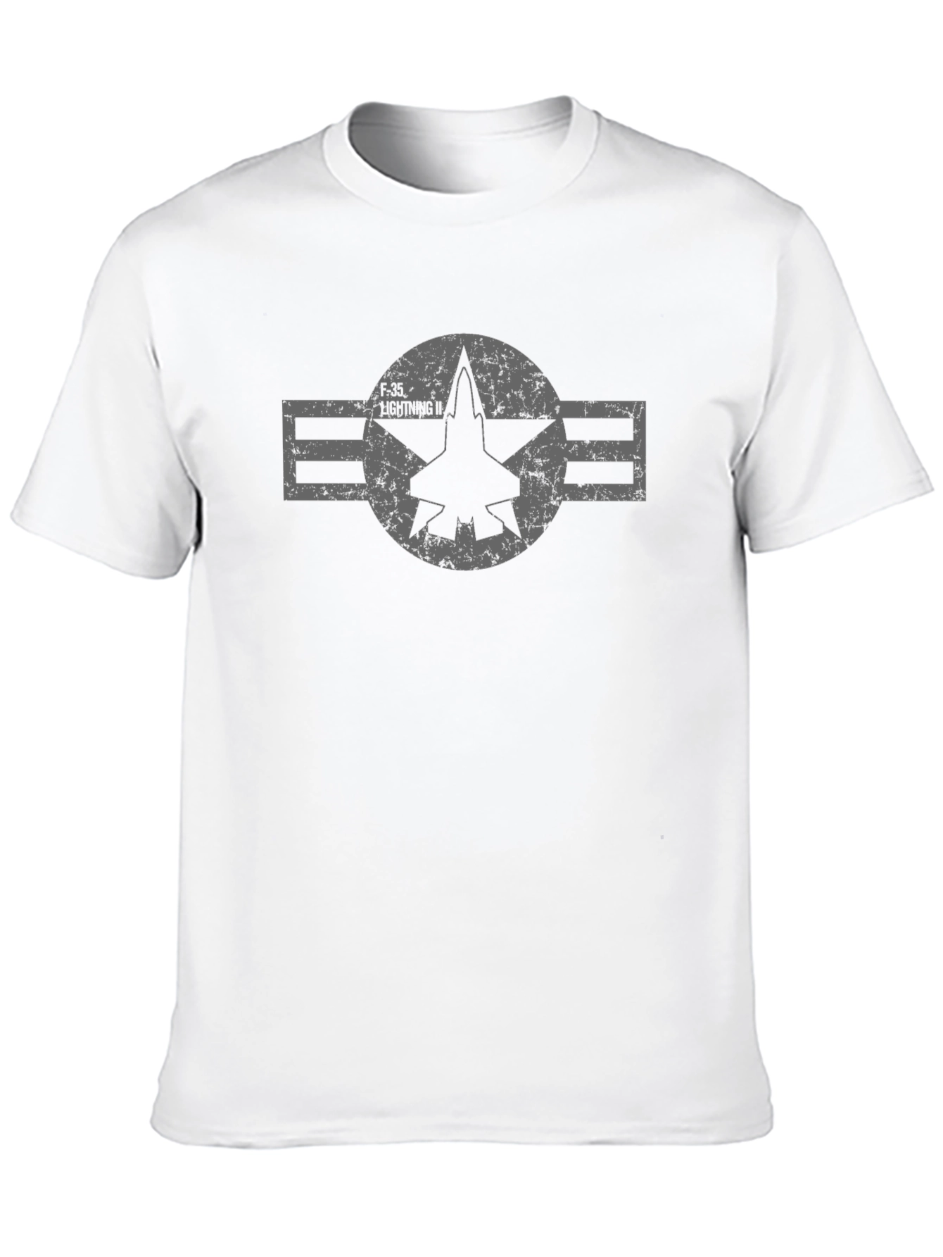 F-35 Lightning II Star Logo Black T-Shirt