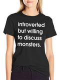 Introverted Monster Discussion Tee