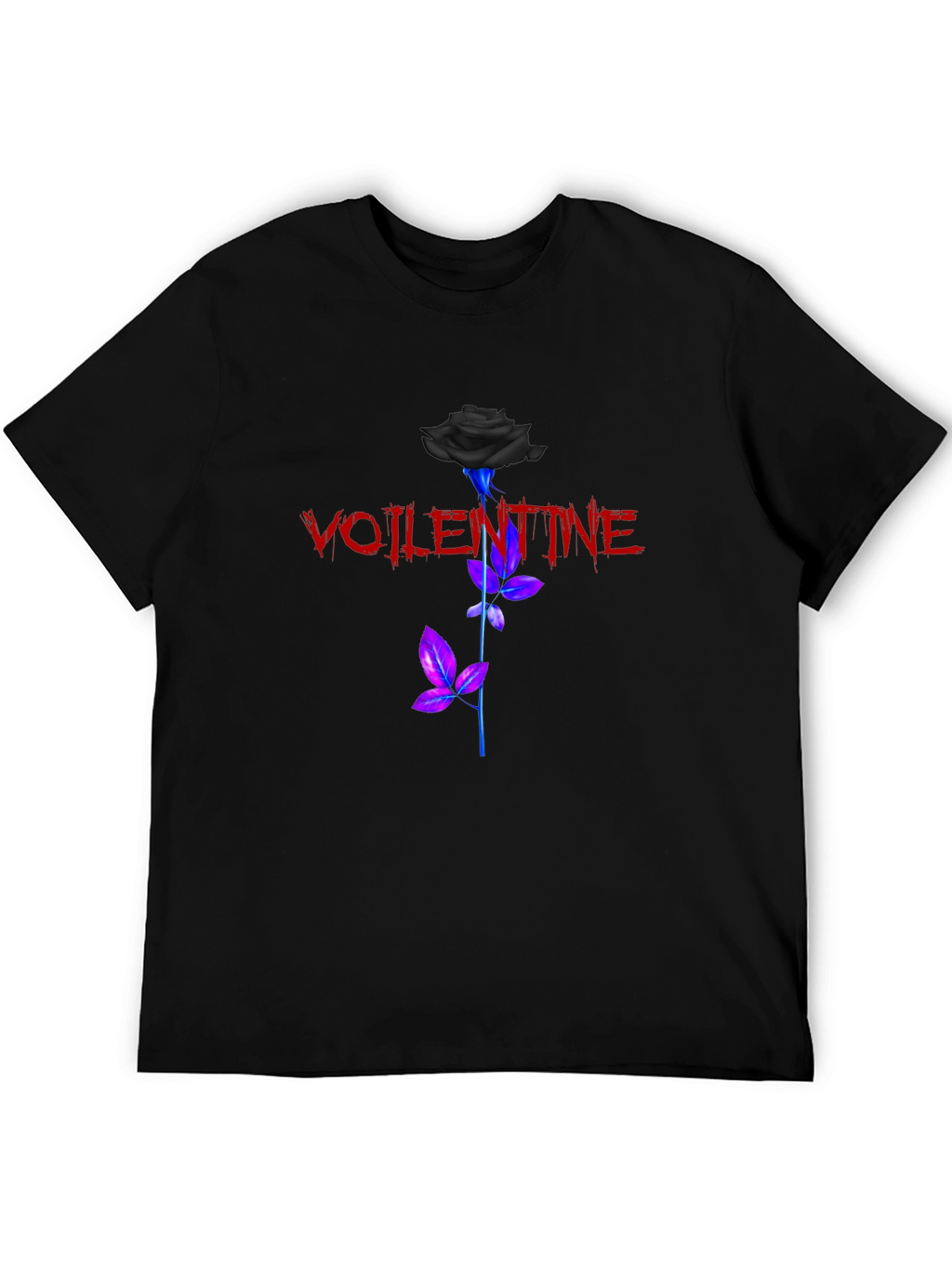 Voilenttine Rose Graphic T-Shirt