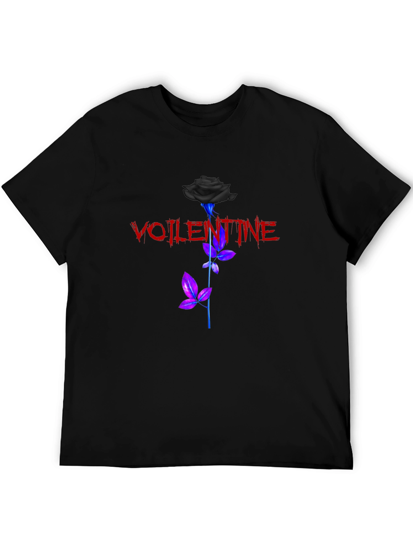 Voilenttine Rose Graphic T-Shirt
