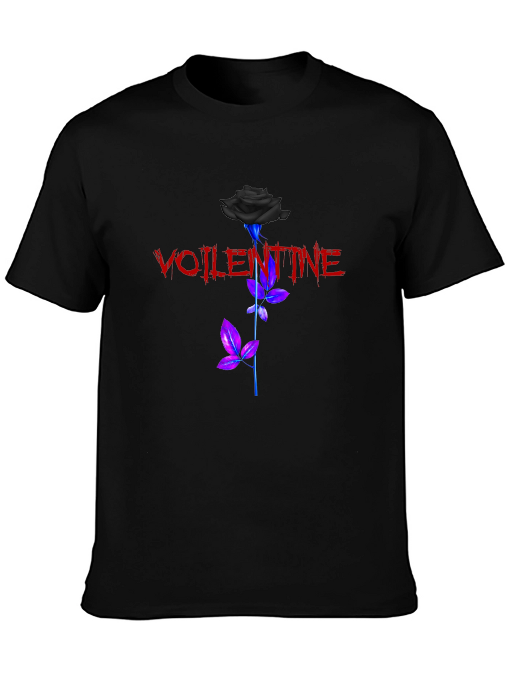 Voilenttine Rose Graphic T-Shirt
