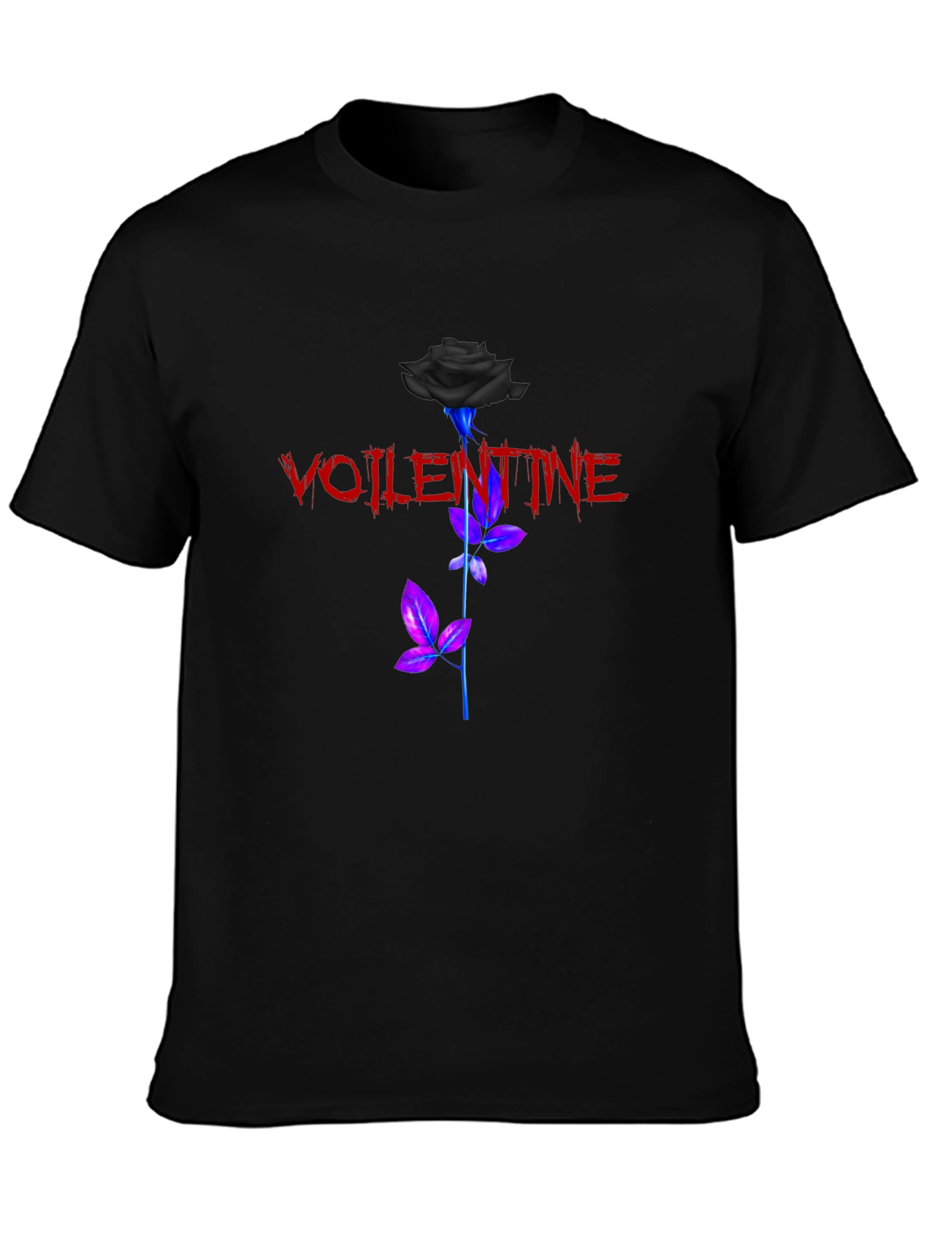 Voilenttine Rose Graphic T-Shirt