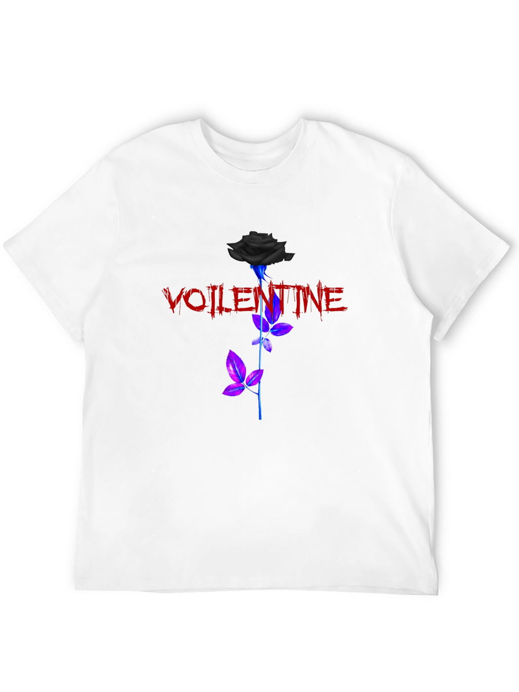 Voilenttine Rose Graphic T-Shirt