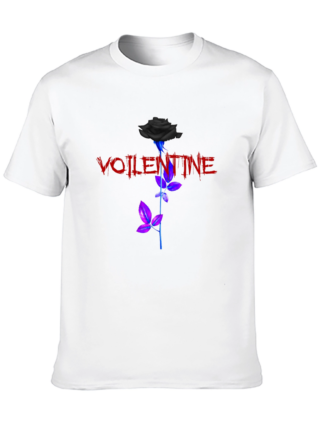 Voilenttine Rose Graphic T-Shirt