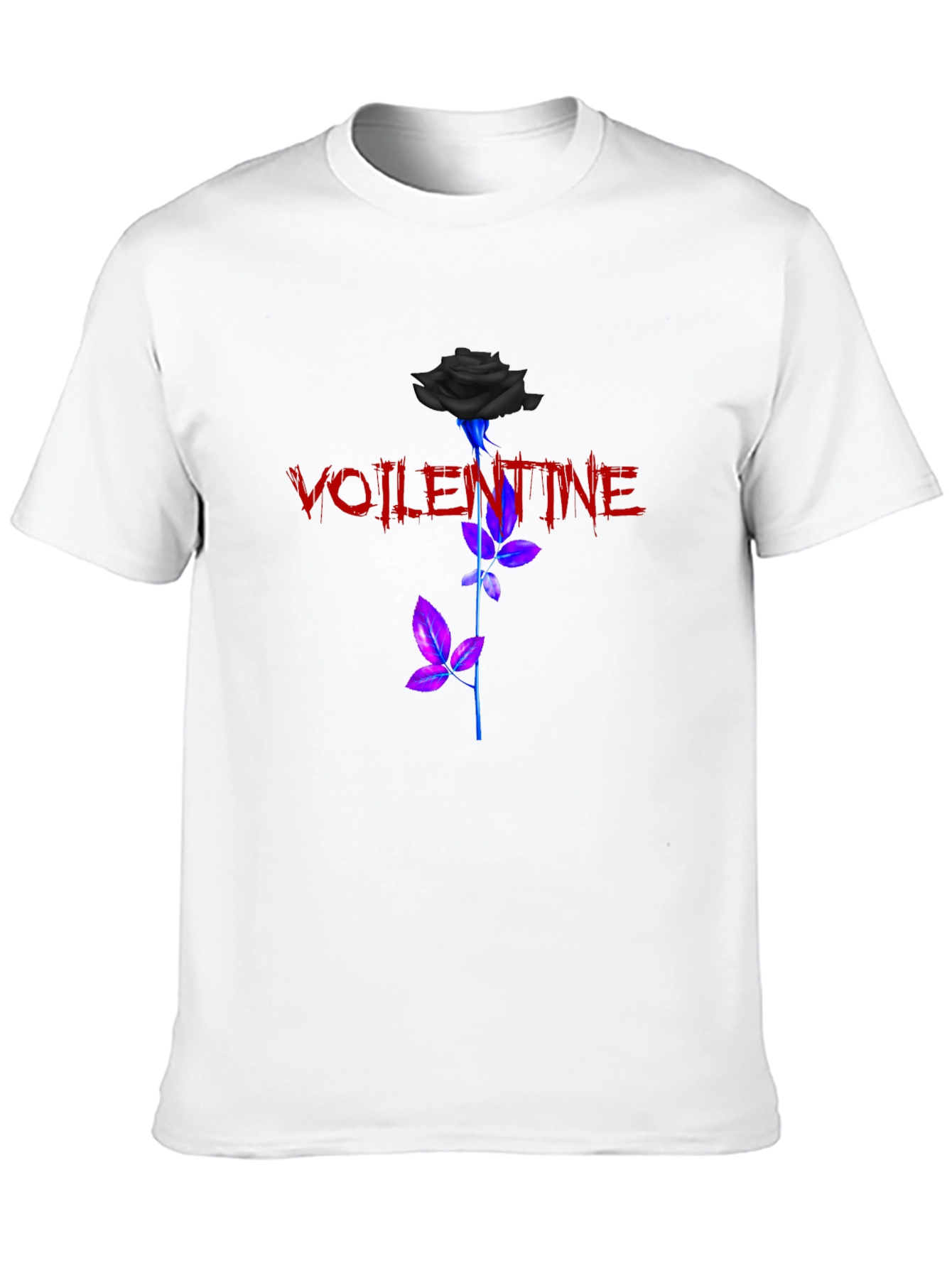Voilenttine Rose Graphic T-Shirt