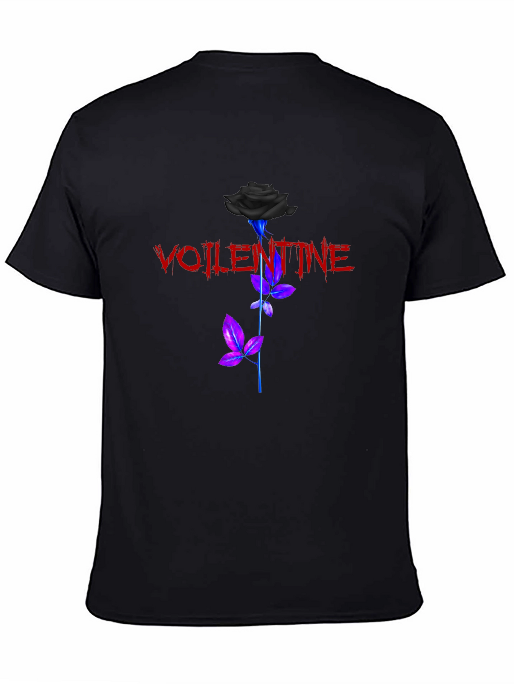 Voilenttine Rose Graphic T-Shirt