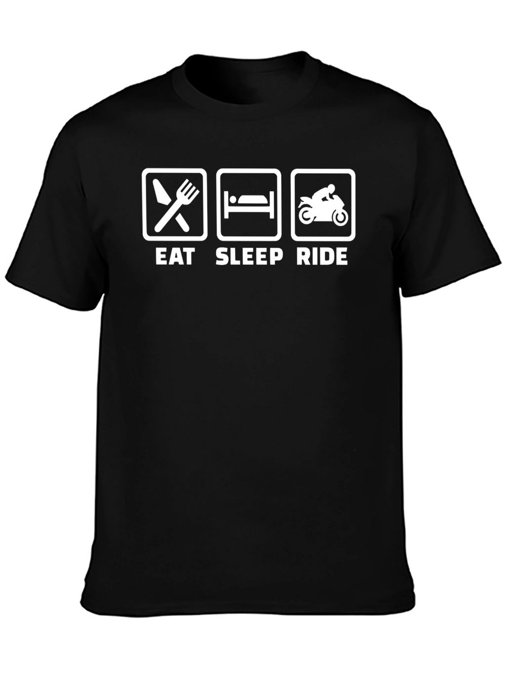 Eat Sleep Ride Graphic Tee - Biker T-Shirt