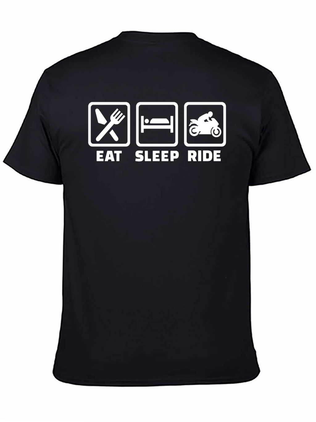 Eat Sleep Ride Graphic Tee - Biker T-Shirt