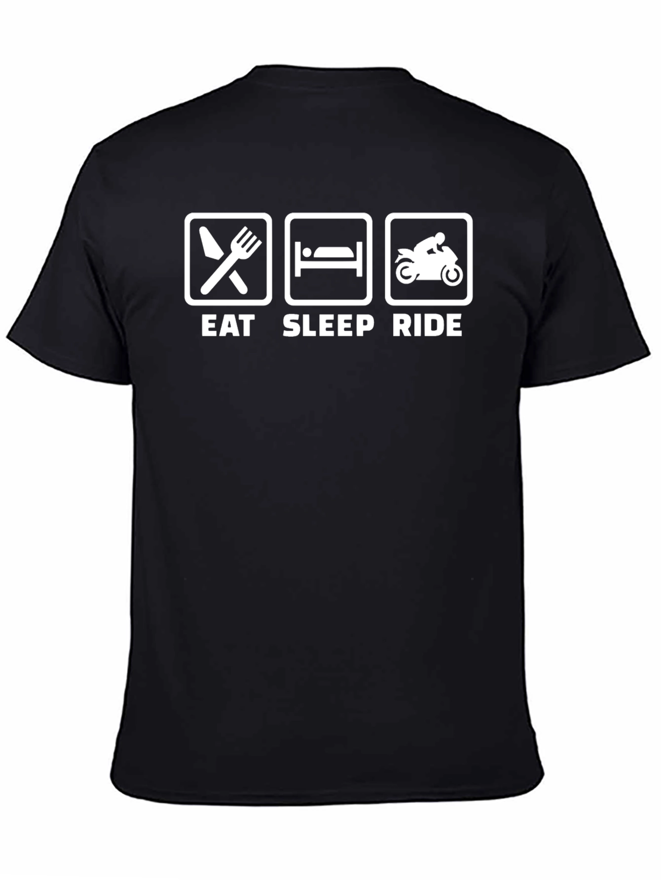 Eat Sleep Ride Graphic Tee - Biker T-Shirt