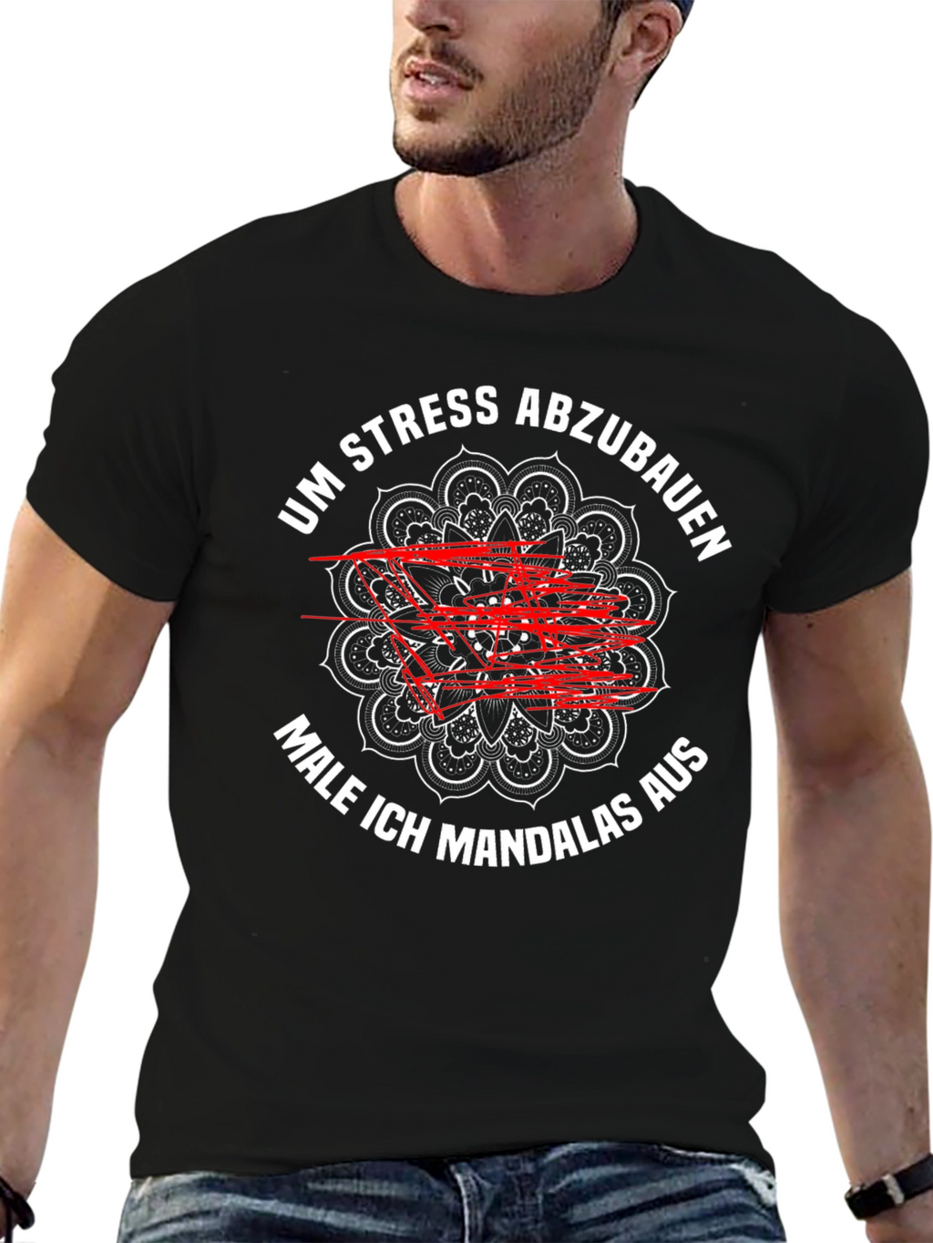 Stress Relief Mandala T-Shirt