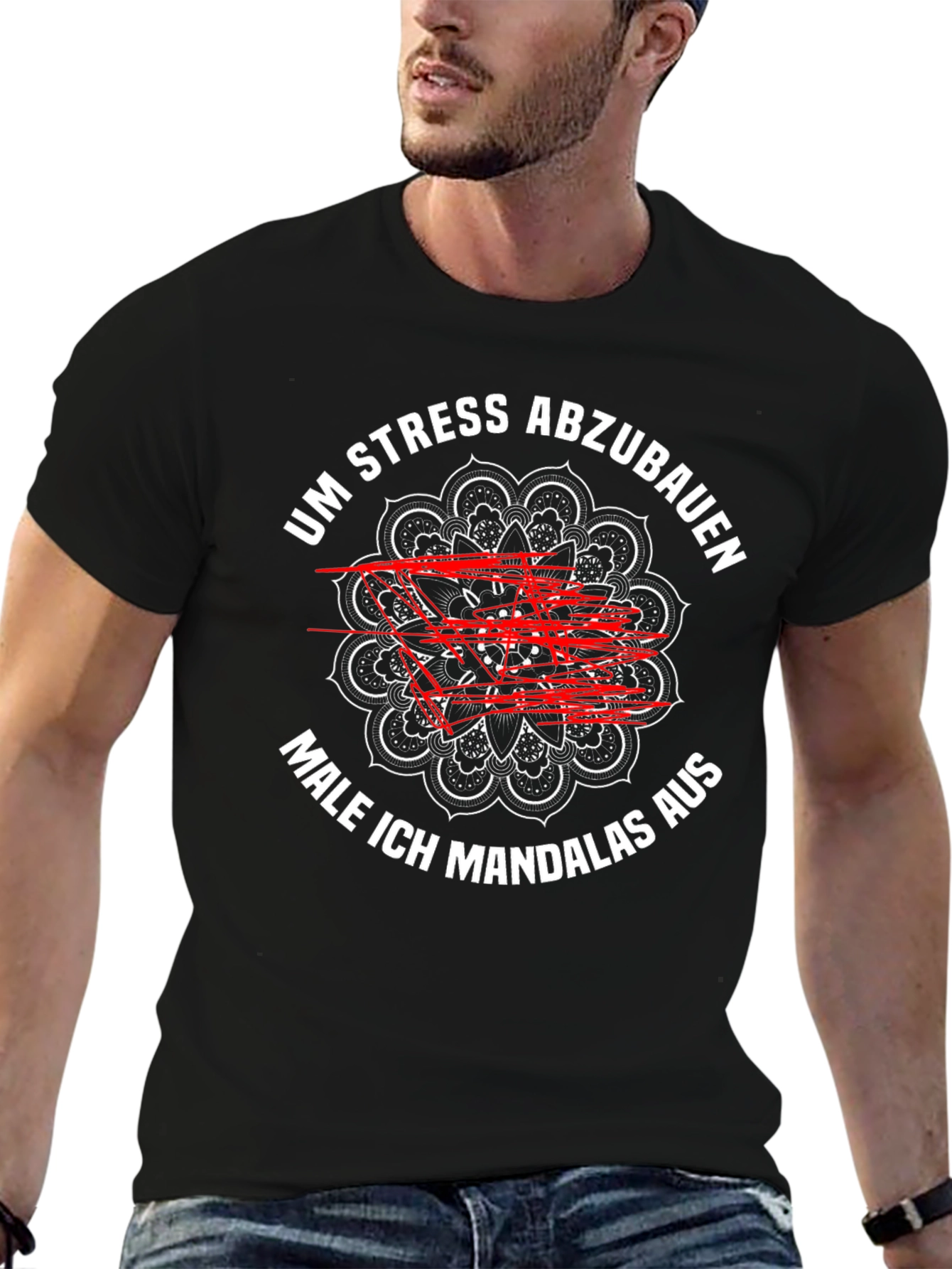Stress Relief Mandala T-Shirt