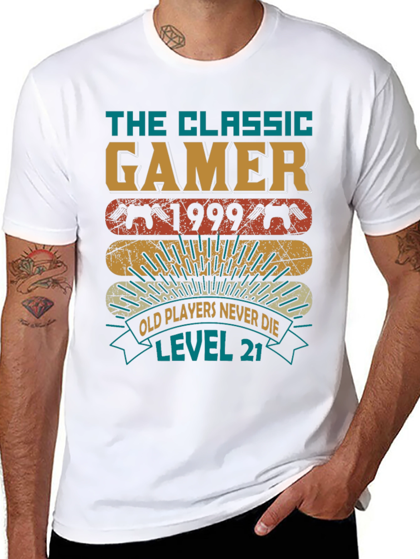 The Classic Gamer T-Shirt - Level 21