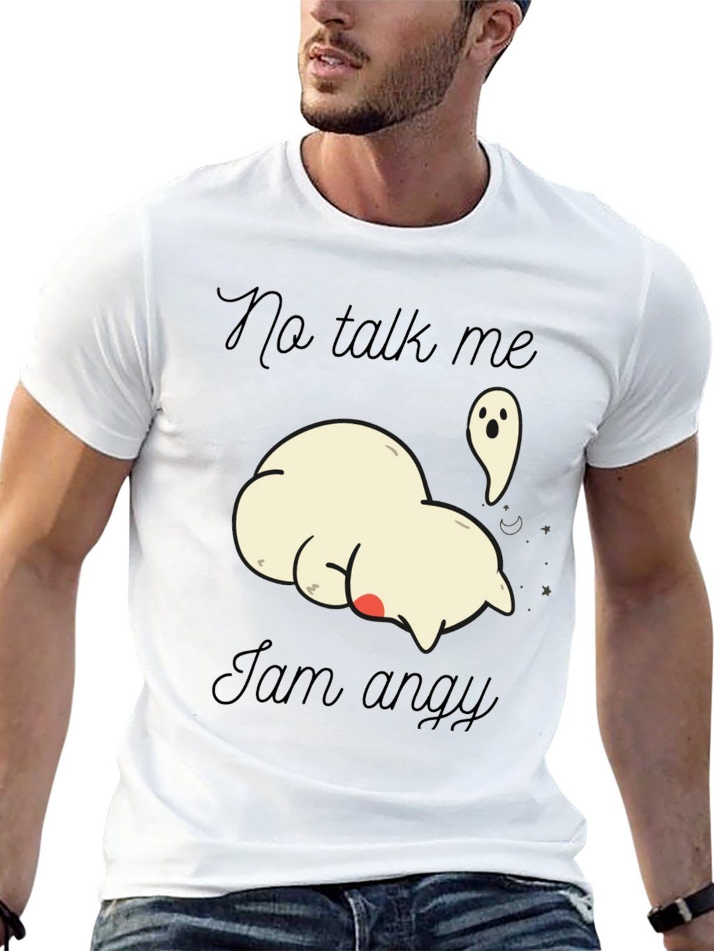 No Talk Me Angy Tee