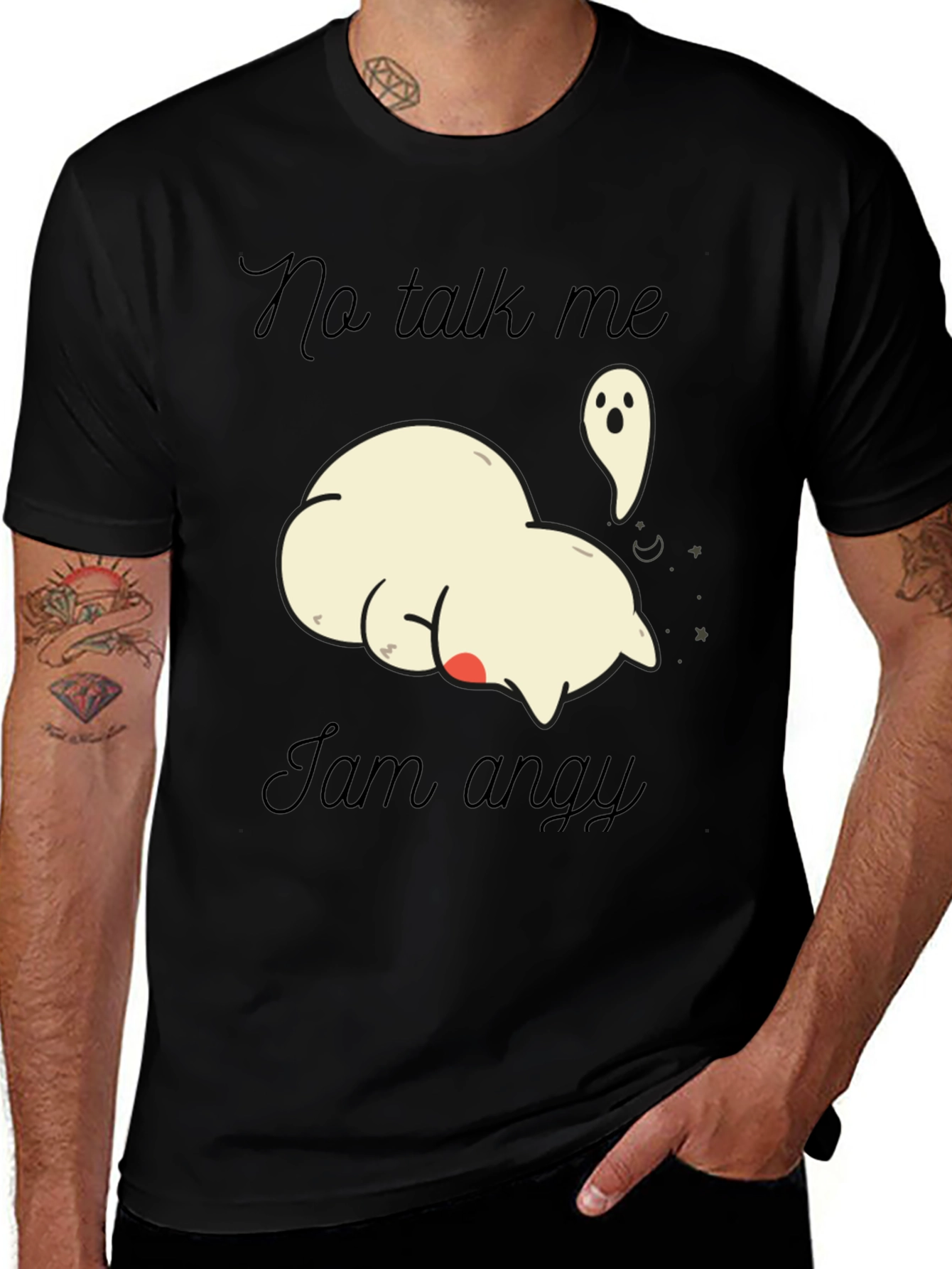 No Talk Me Angy Tee