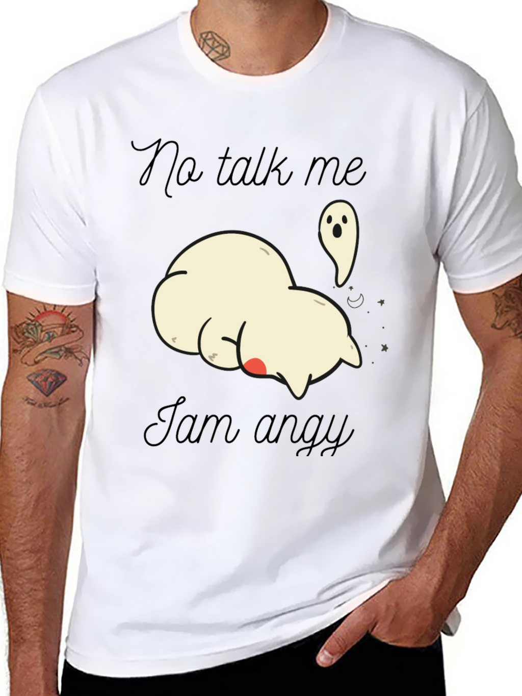 No Talk Me Angy Tee