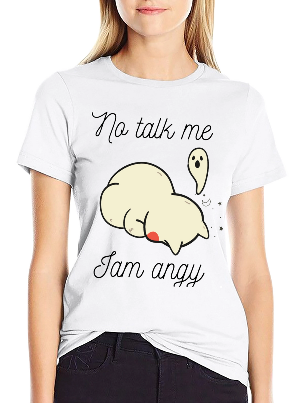 No Talk Me Angy Tee