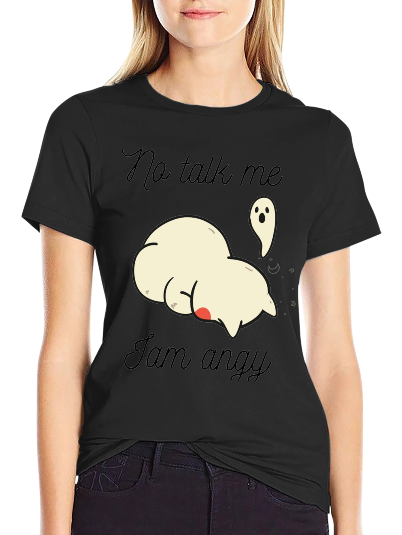 No Talk Me Angy Tee