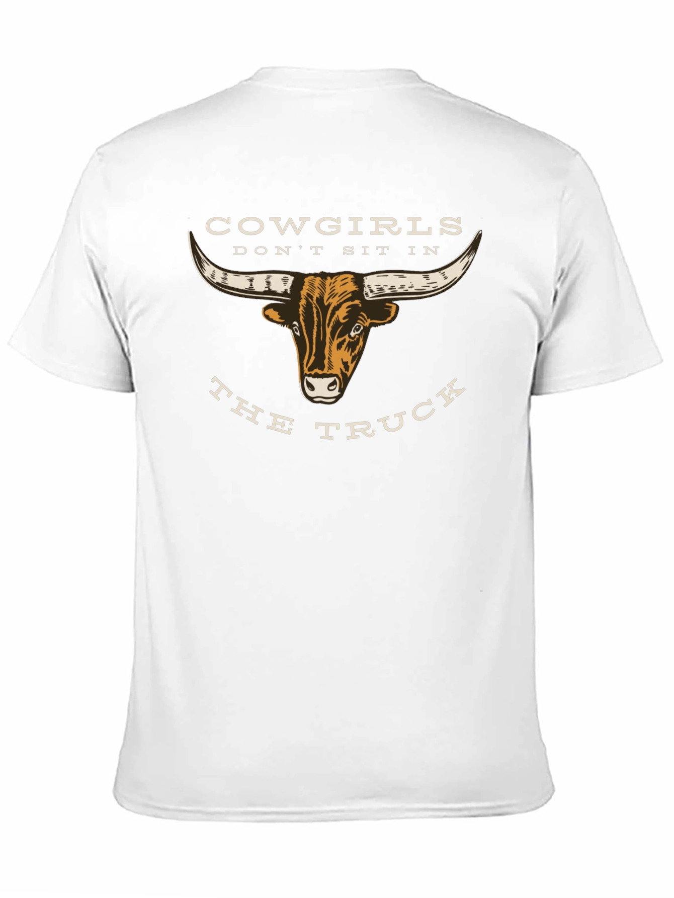 Cowgirls Dont Sit in the Truck Graphic Tee