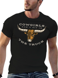 Cowgirls Dont Sit in the Truck Graphic Tee