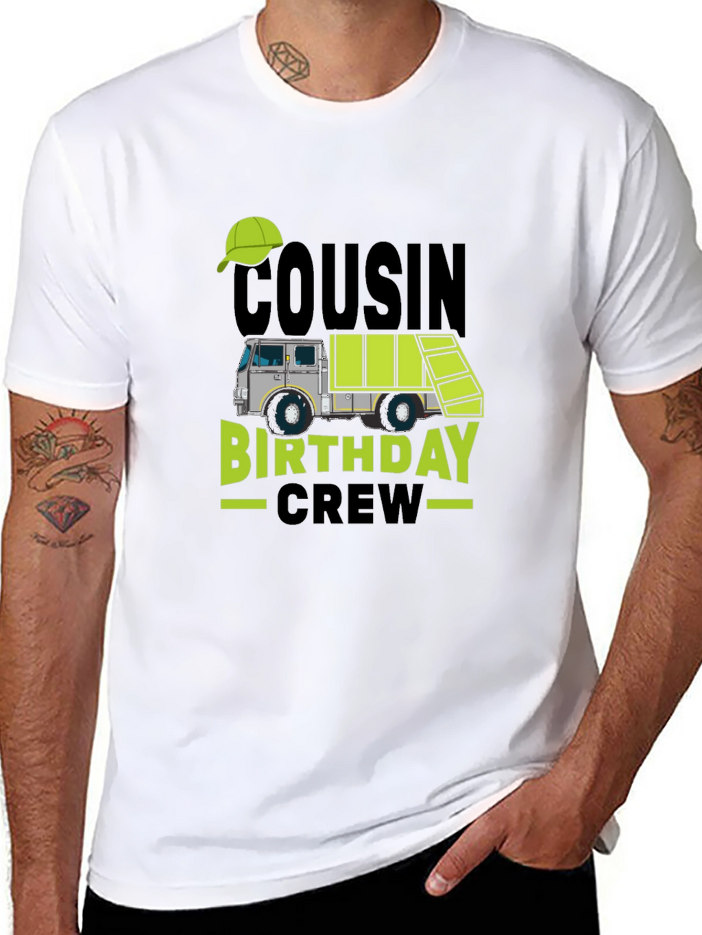 Cousin Birthday Crew Truck T-Shirt