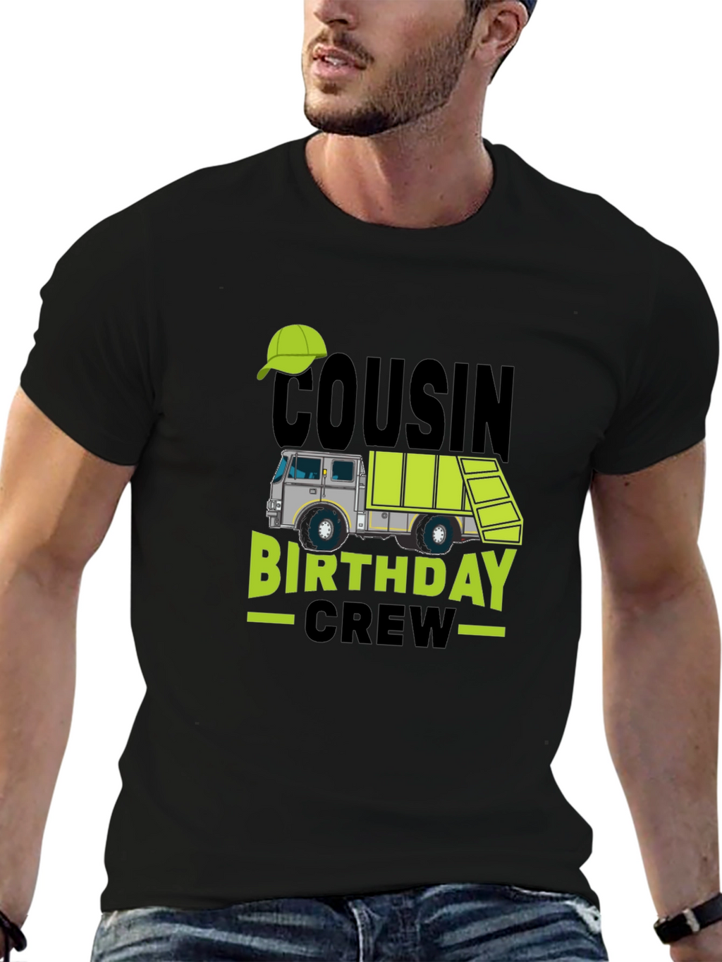 Cousin Birthday Crew Truck T-Shirt