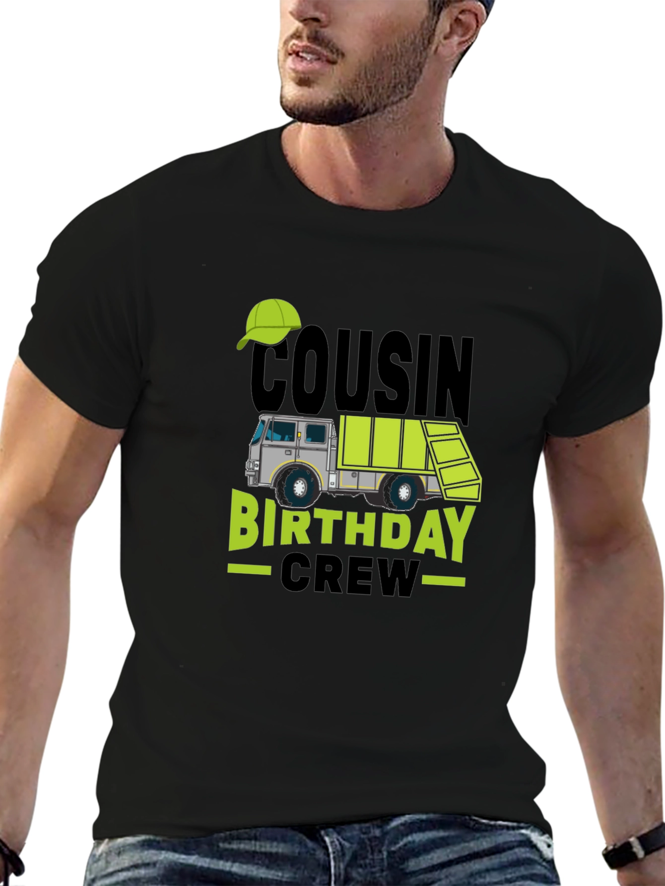 Cousin Birthday Crew Truck T-Shirt