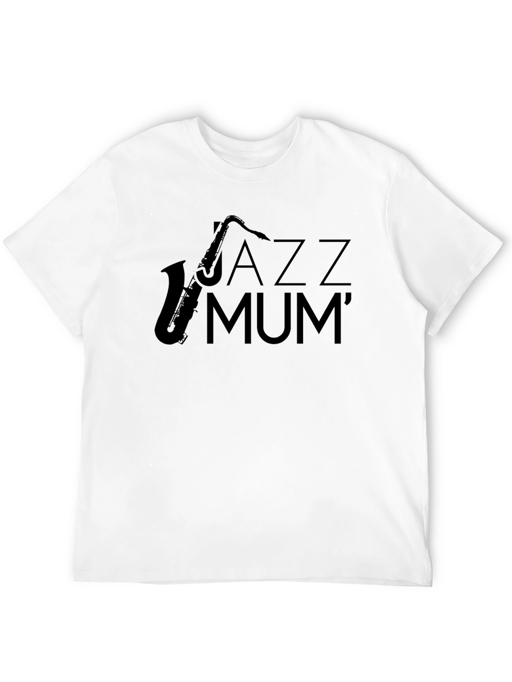 Jazz Mum Black T-Shirt - Stylish Music Lover Apparel