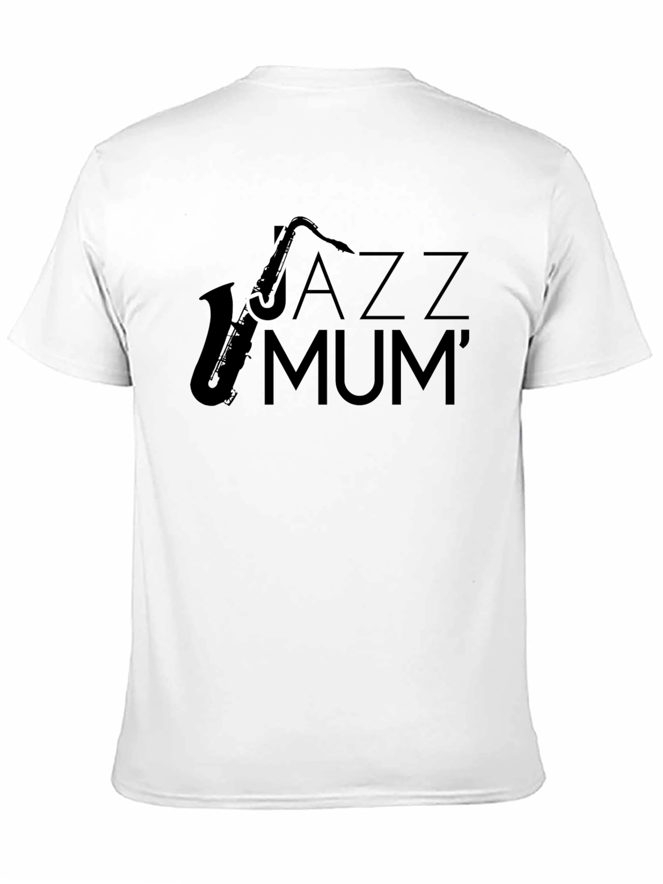 Jazz Mum Black T-Shirt - Stylish Music Lover Apparel