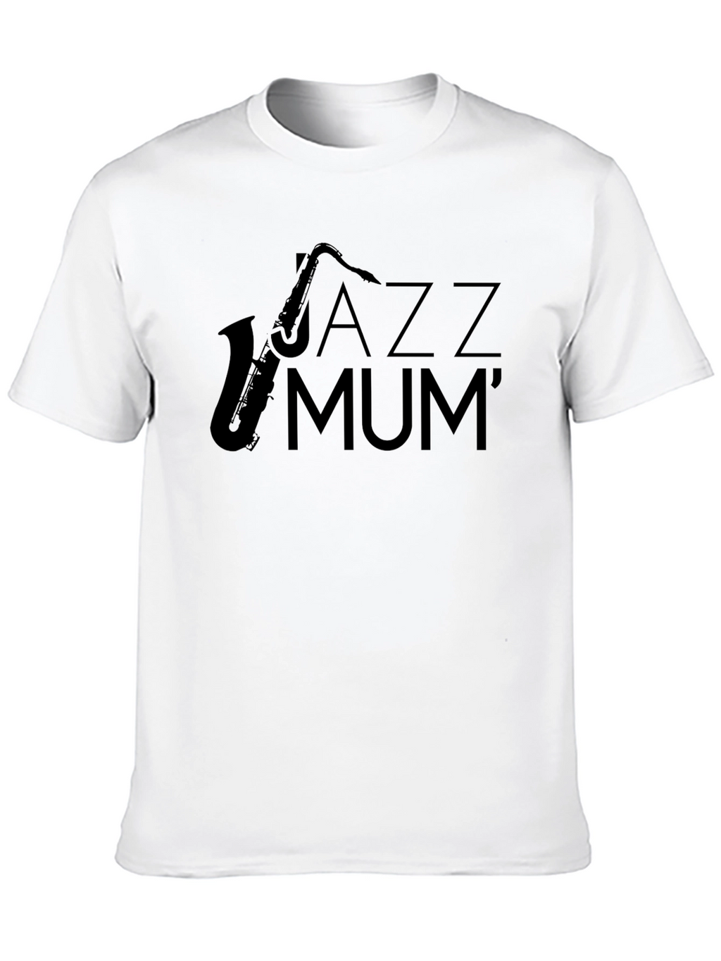 Jazz Mum Black T-Shirt - Stylish Music Lover Apparel