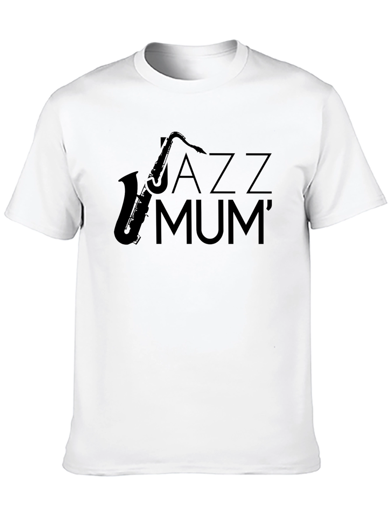 Jazz Mum Black T-Shirt - Stylish Music Lover Apparel