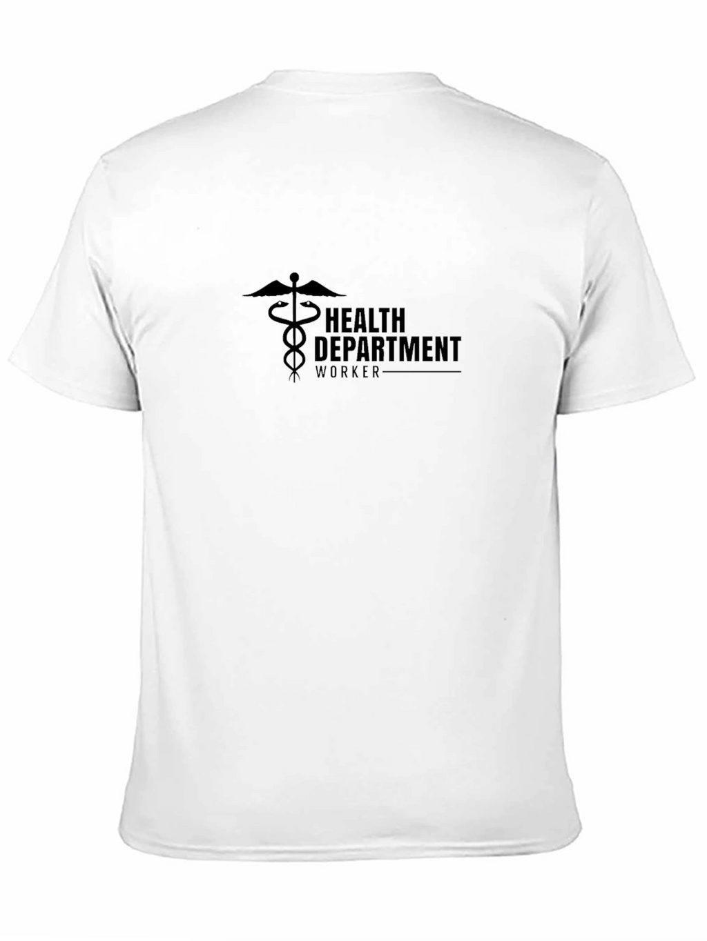 Health Department Worker Black T-Shirt