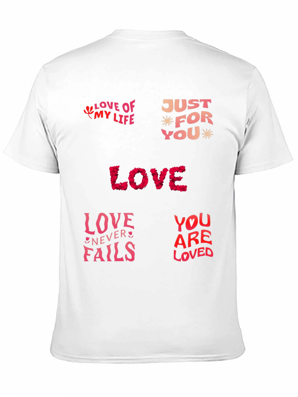 Love Themed Graphic Print T-Shirt