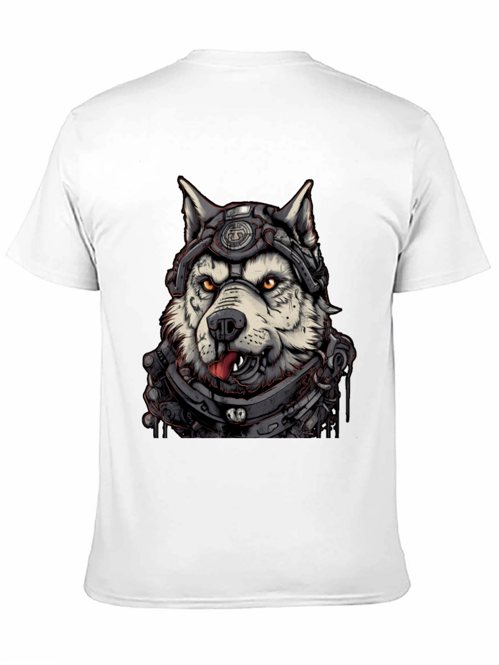 Cyberpunk Husky Graphic Tee