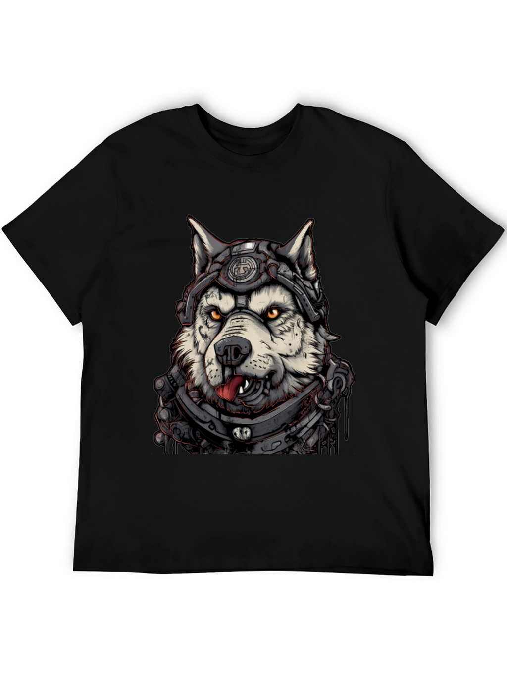Cyberpunk Husky Graphic Tee