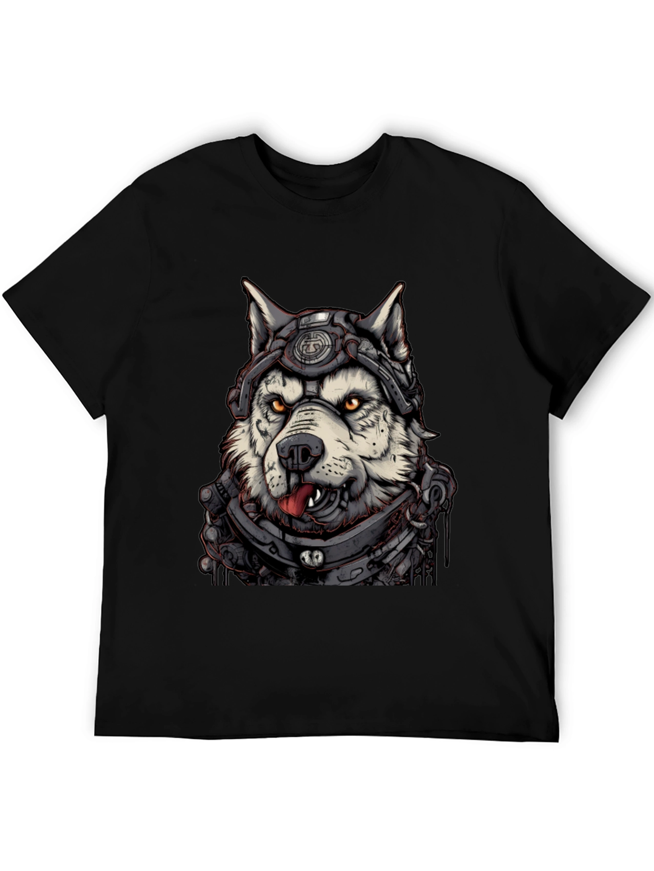 Cyberpunk Husky Graphic Tee